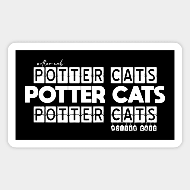 Potter cats cs Magnet by Dexter